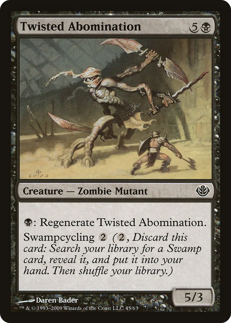 Twisted Abomination — Duel Decks: Garruk vs. Liliana — Magic: The Gathering