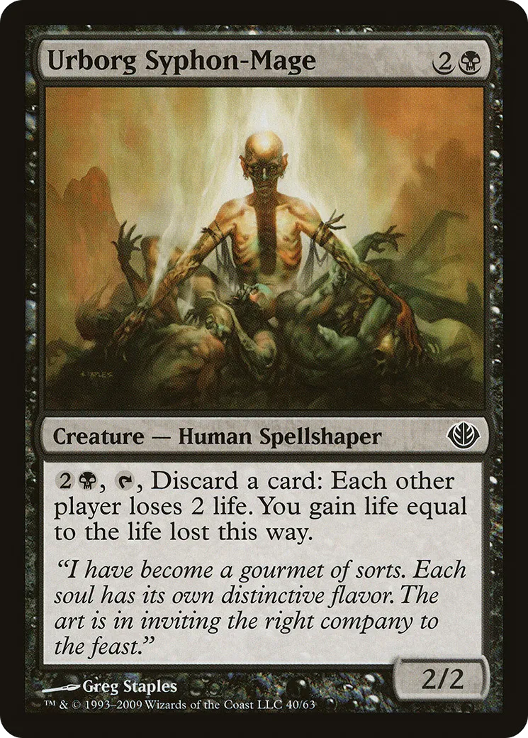 Urborg Syphon-Mage — Duel Decks: Garruk vs. Liliana — Magic: The Gathering