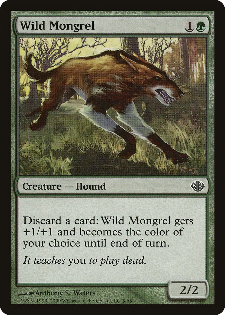 Wild Mongrel — Duel Decks: Garruk vs. Liliana — Magic: The Gathering
