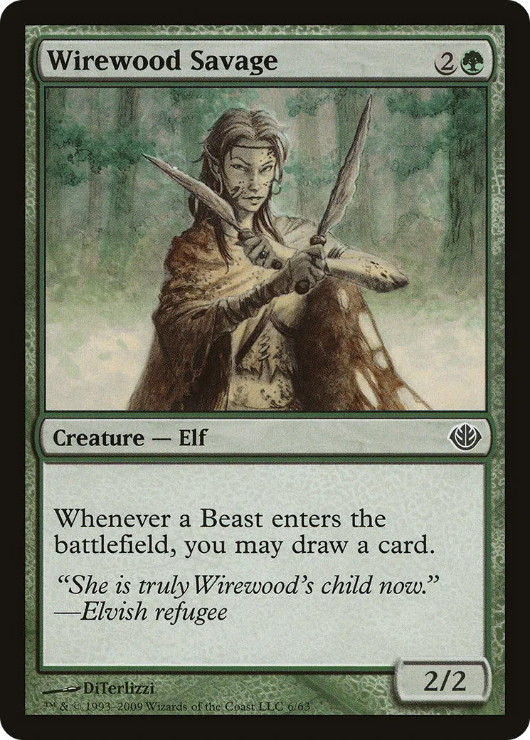 Wirewood Savage — Duel Decks: Garruk vs. Liliana — Magic: The Gathering