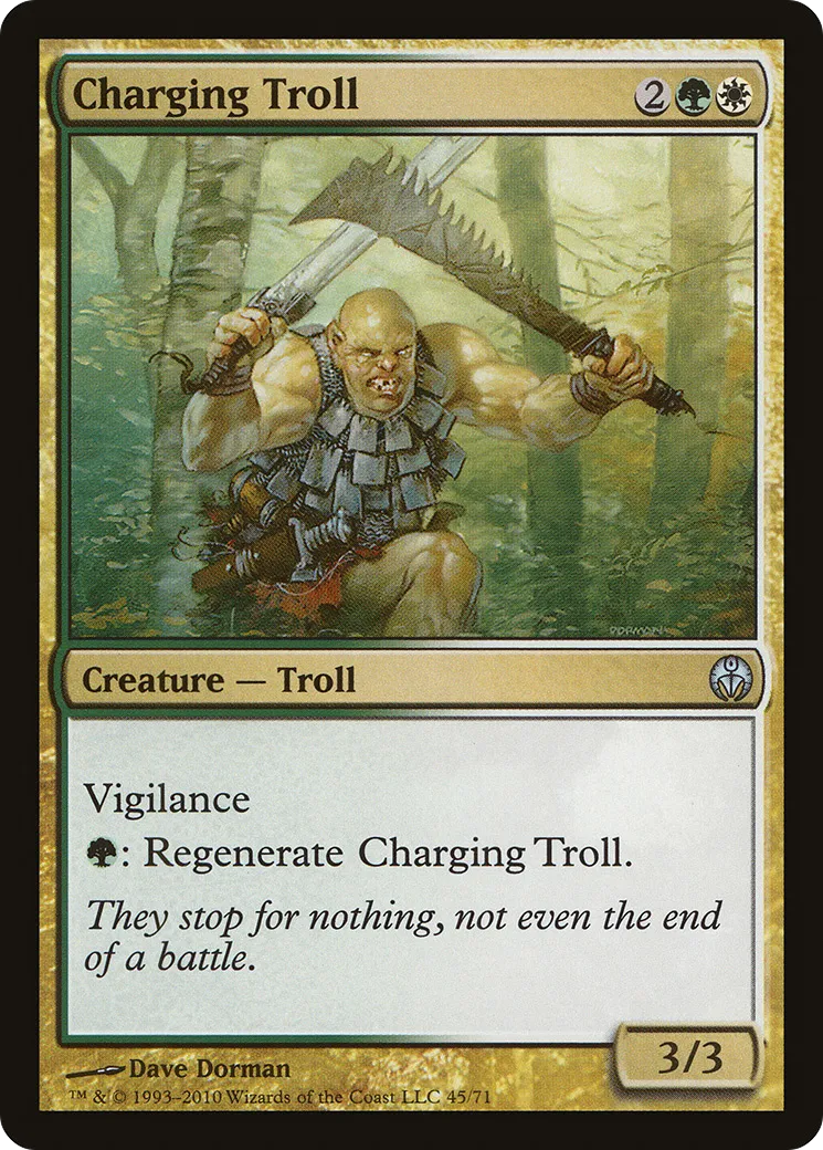Troll fougueux — Duel Decks: Phyrexia vs. the Coalition — Magic: The Gathering