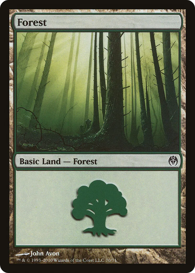 Forêt — Duel Decks: Phyrexia vs. the Coalition — Magic: The Gathering