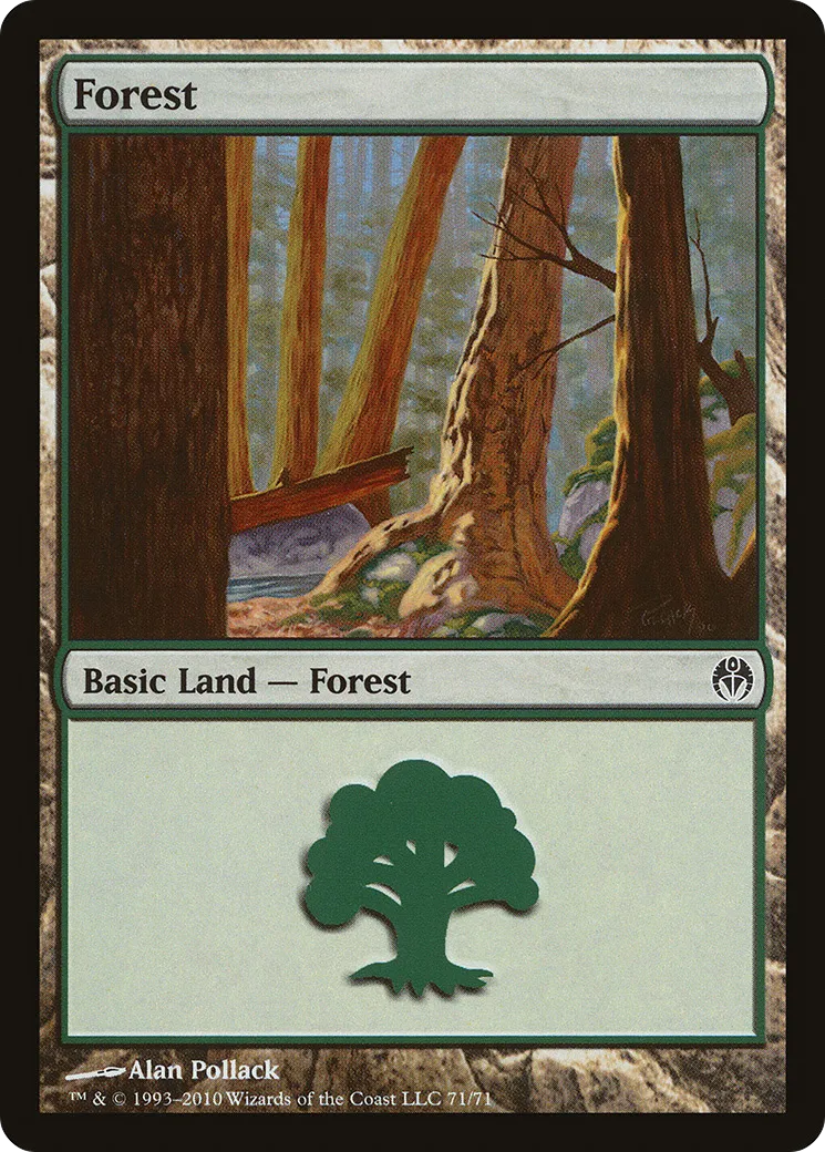 Forêt — Duel Decks: Phyrexia vs. the Coalition — Magic: The Gathering