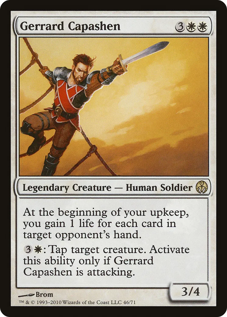 Gerrard Capashen — Duel Decks: Phyrexia vs. the Coalition — Magic: The Gathering