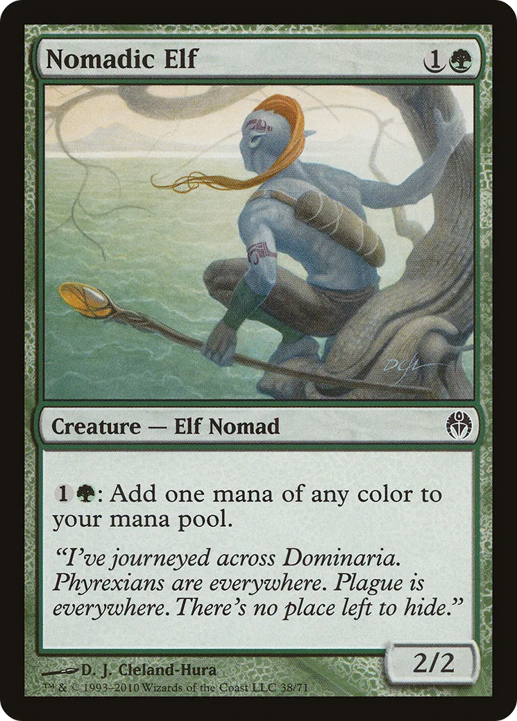 Elfe nomade — Duel Decks: Phyrexia vs. the Coalition — Magic: The Gathering
