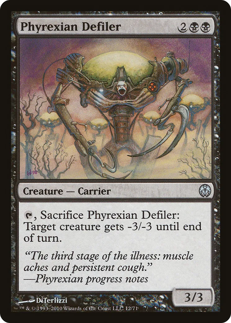 Contaminateur phyrexian from Duel Decks: Phyrexia vs. the Coalition - Magic: The Gathering