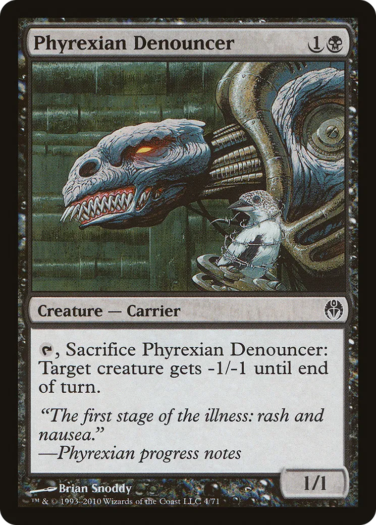 Phyrexian Denouncer — Duel Decks: Phyrexia vs. the Coalition — Magic: The Gathering
