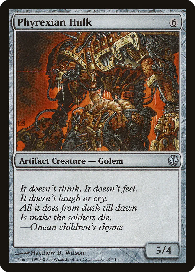 Carcasse phyrexiane — Duel Decks: Phyrexia vs. the Coalition — Magic: The Gathering