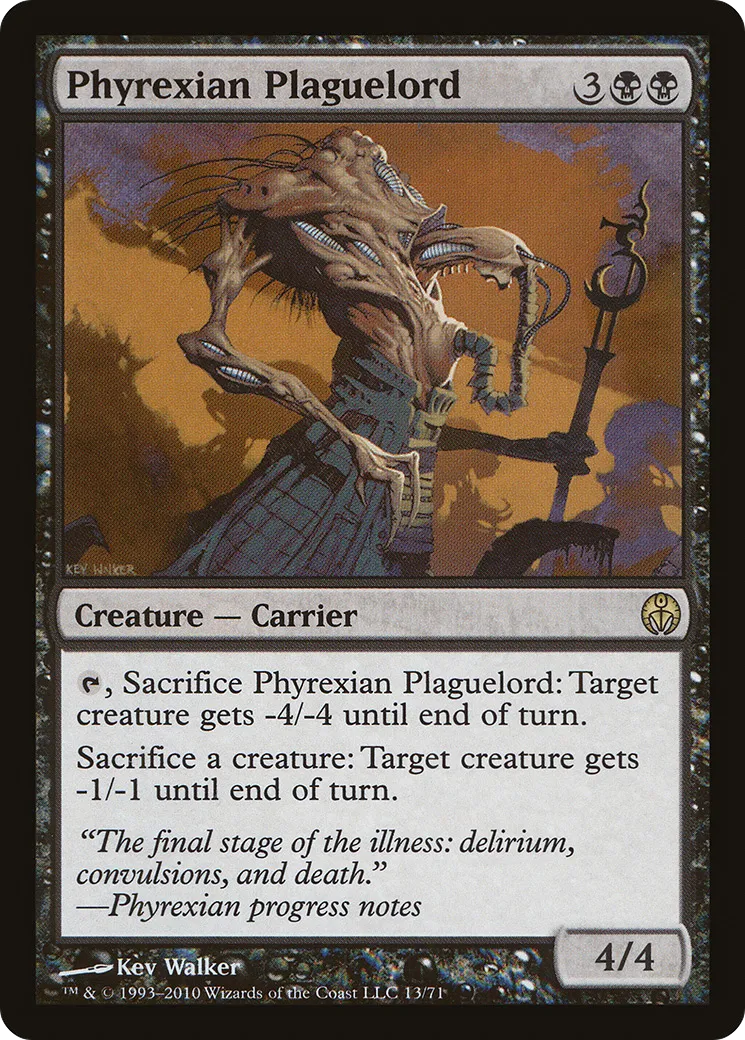 Seigneur de la peste phyrexian — Duel Decks: Phyrexia vs. the Coalition — Magic: The Gathering