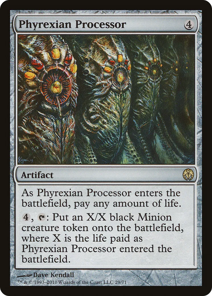 Processeur phyrexian — Duel Decks: Phyrexia vs. the Coalition — Magic: The Gathering