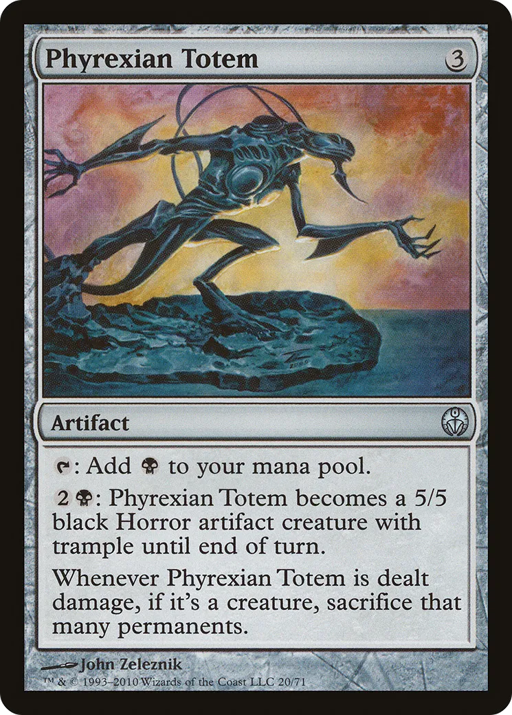 Totem de Phyrexia — Duel Decks: Phyrexia vs. the Coalition — Magic: The Gathering