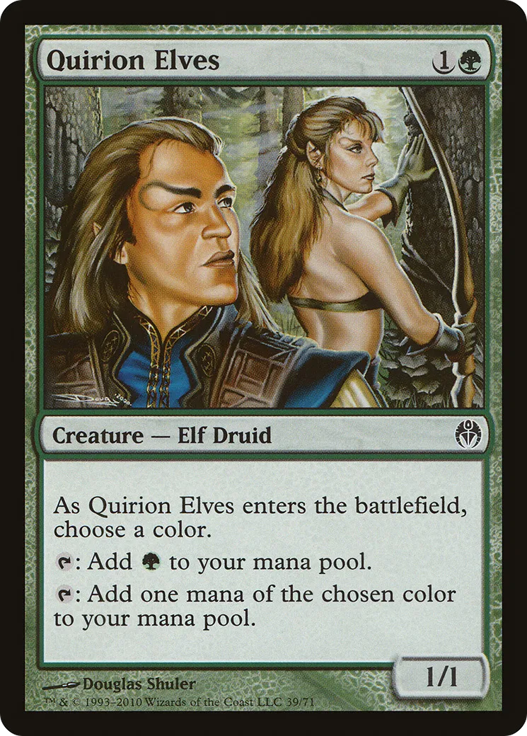 Elfes quirionais — Duel Decks: Phyrexia vs. the Coalition — Magic: The Gathering