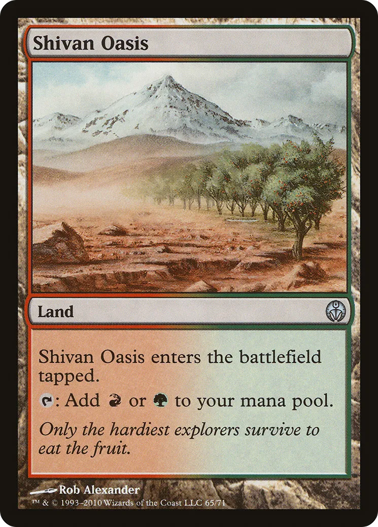 Oasis shivâne — Duel Decks: Phyrexia vs. the Coalition — Magic: The Gathering