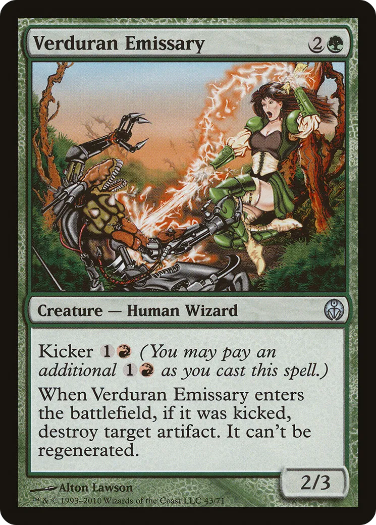 Émissaire de Verdural — Duel Decks: Phyrexia vs. the Coalition — Magic: The Gathering