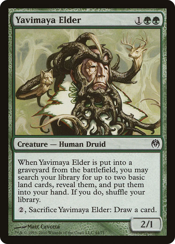 Vieux sage de la Yavimaya — Duel Decks: Phyrexia vs. the Coalition — Magic: The Gathering
