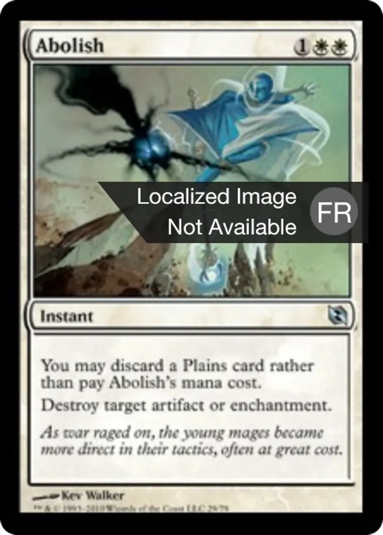 Abolition — Duel Decks: Elspeth vs. Tezzeret — Magic: The Gathering