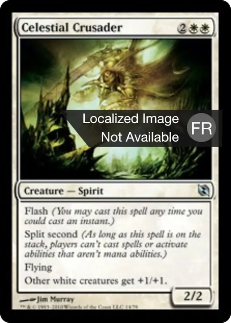 Croisé céleste — Duel Decks: Elspeth vs. Tezzeret — Magic: The Gathering