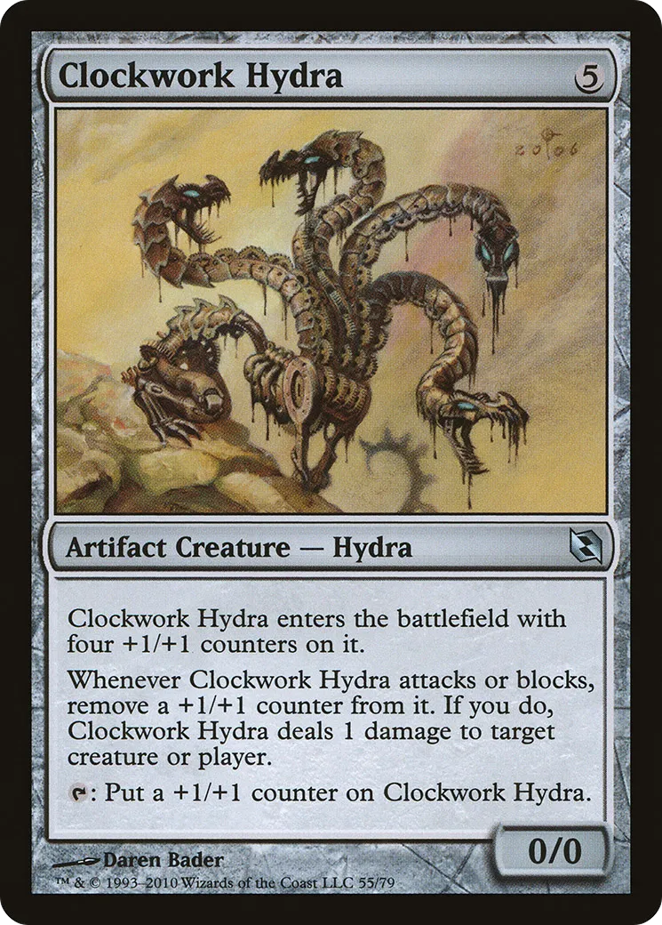 Clockwork Hydra from Duel Decks: Elspeth vs. Tezzeret - Magic: The Gathering