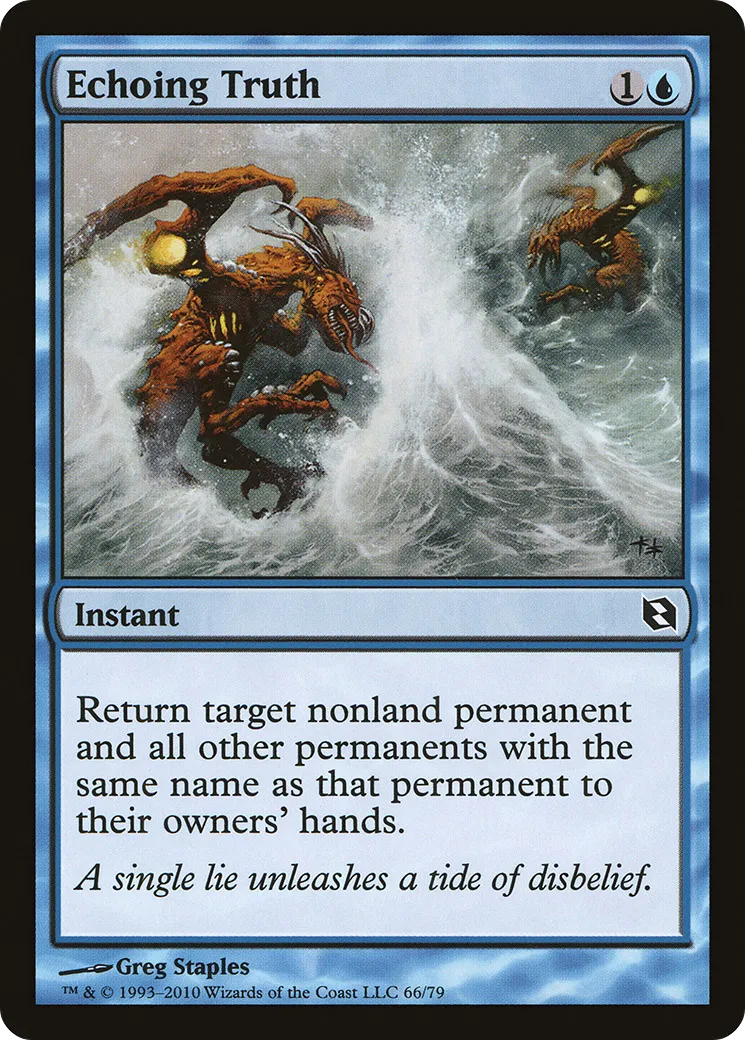 Echoing Truth — Duel Decks: Elspeth vs. Tezzeret — Magic: The Gathering