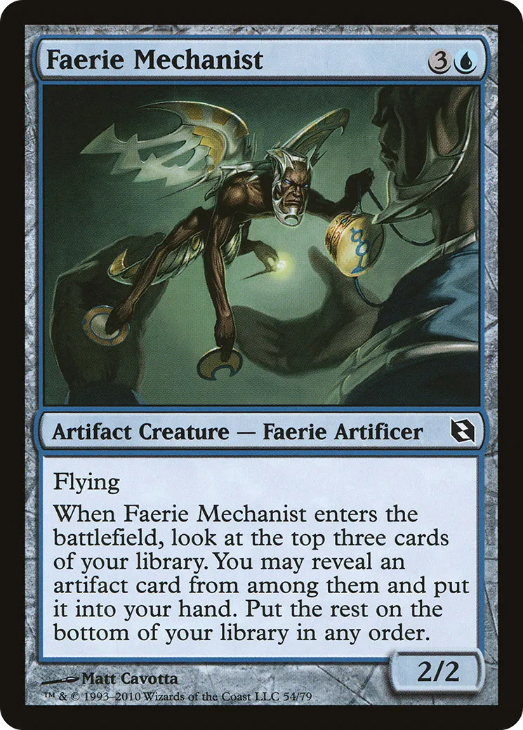 Faerie Mechanist — Duel Decks: Elspeth vs. Tezzeret — Magic: The Gathering