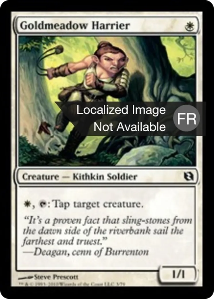 Coureuse à la fronde d'Orprairie — Duel Decks: Elspeth vs. Tezzeret — Magic: The Gathering
