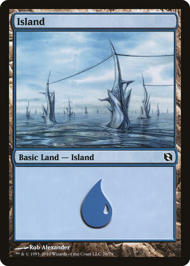 Island — Duel Decks: Elspeth vs. Tezzeret — Magic: The Gathering
