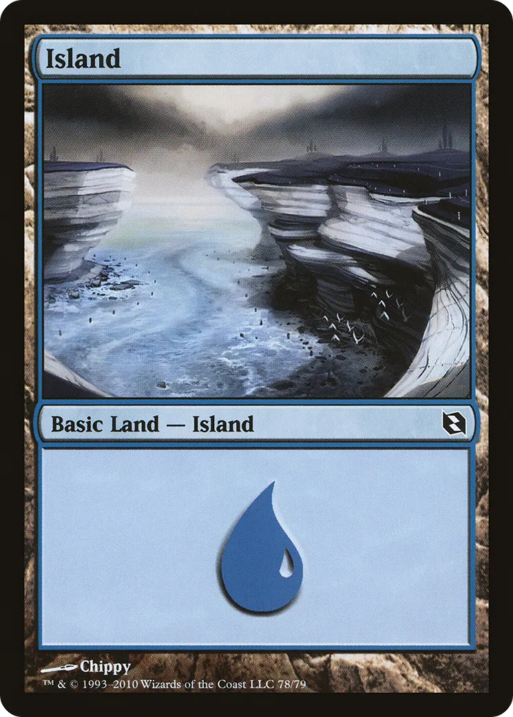Island — Duel Decks: Elspeth vs. Tezzeret — Magic: The Gathering