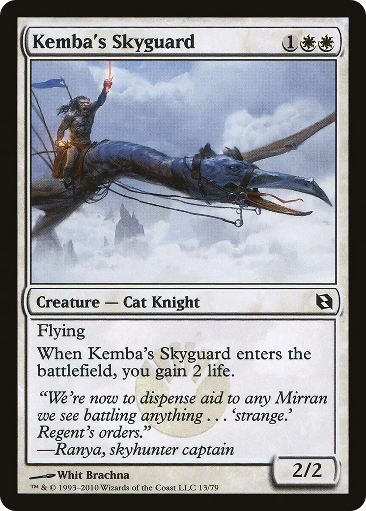 Kemba's Skyguard — Duel Decks: Elspeth vs. Tezzeret — Magic: The Gathering