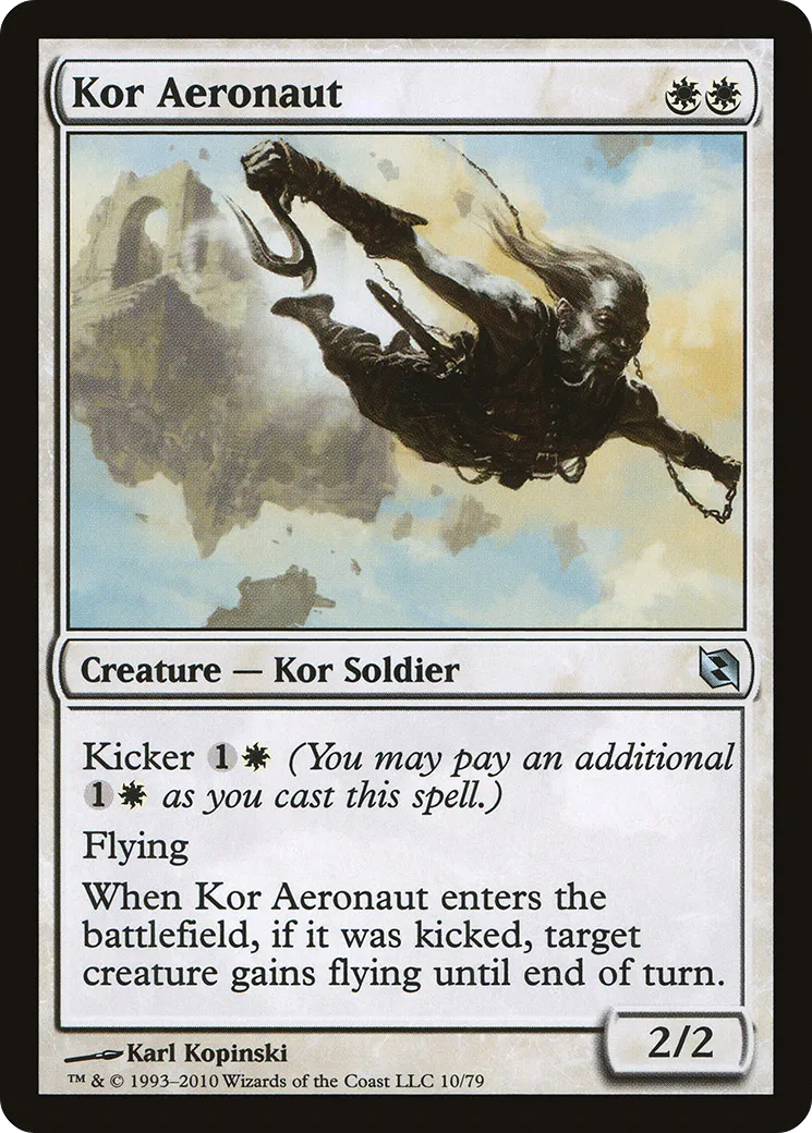 Kor Aeronaut — Duel Decks: Elspeth vs. Tezzeret — Magic: The Gathering