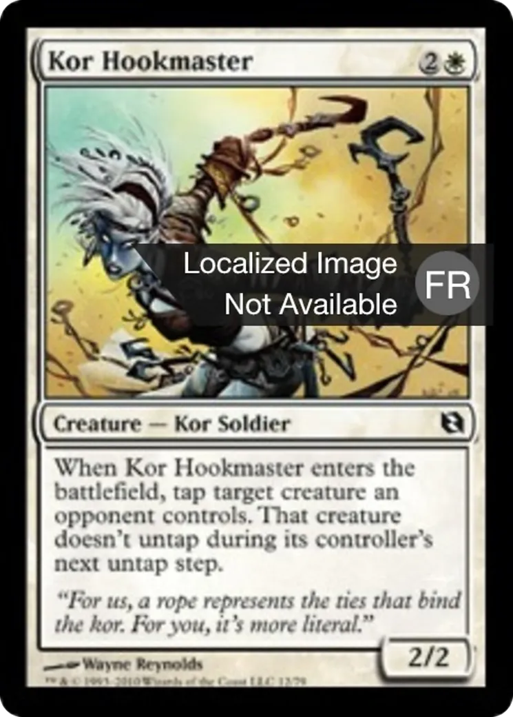 Maîtresse aux crochets kor — Duel Decks: Elspeth vs. Tezzeret — Magic: The Gathering