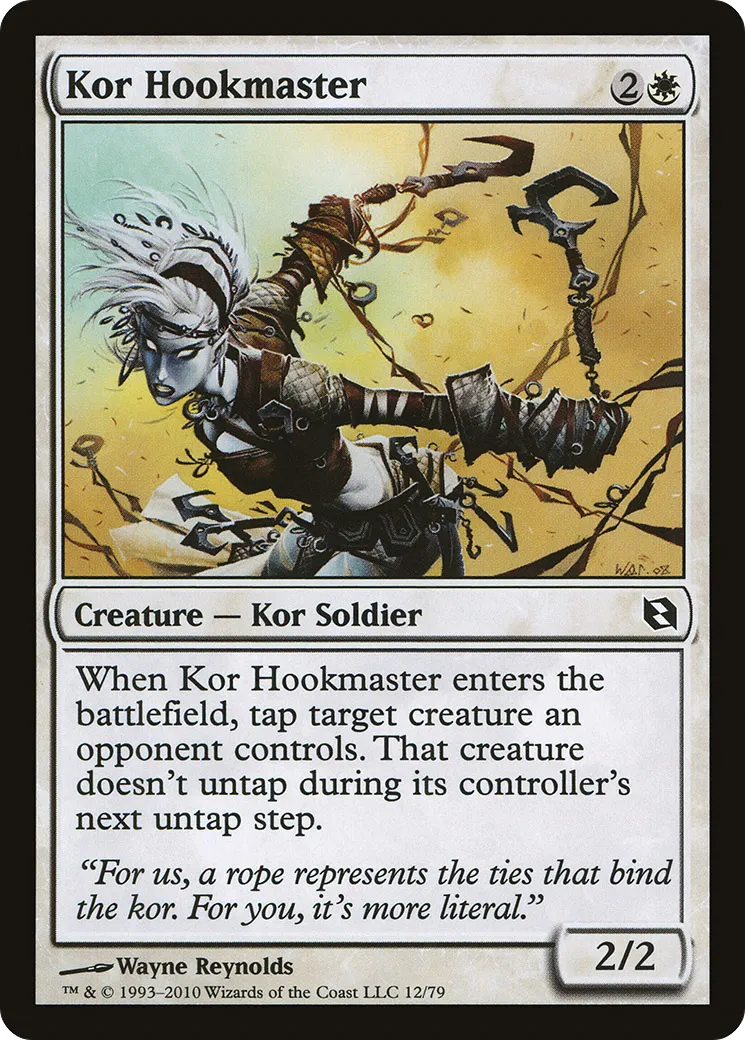 Kor Hookmaster — Duel Decks: Elspeth vs. Tezzeret — Magic: The Gathering