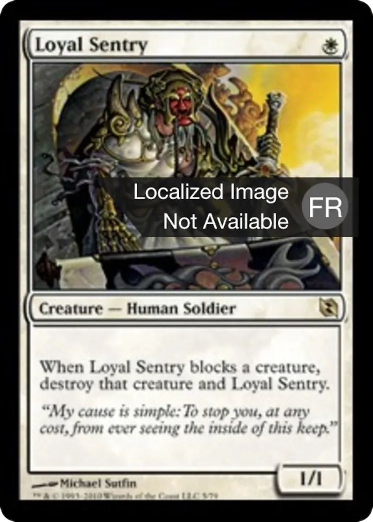 Sentinelle loyale — Duel Decks: Elspeth vs. Tezzeret — Magic: The Gathering