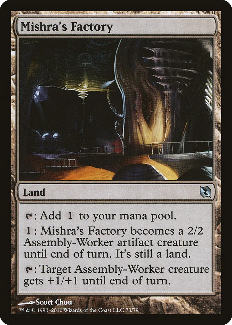 Mishra's Factory — Duel Decks: Elspeth vs. Tezzeret — Magic: The Gathering