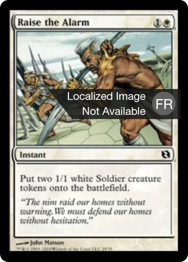 Sonner l'alerte — Duel Decks: Elspeth vs. Tezzeret — Magic: The Gathering