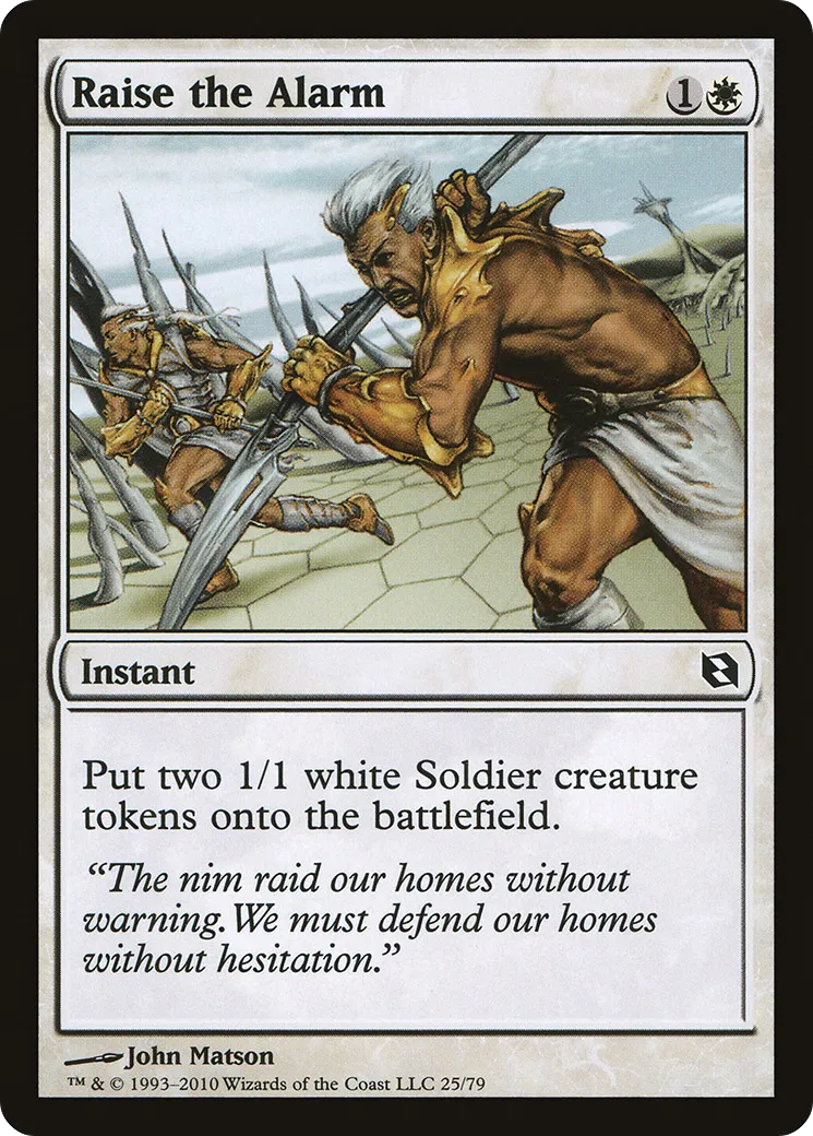 Raise the Alarm — Duel Decks: Elspeth vs. Tezzeret — Magic: The Gathering