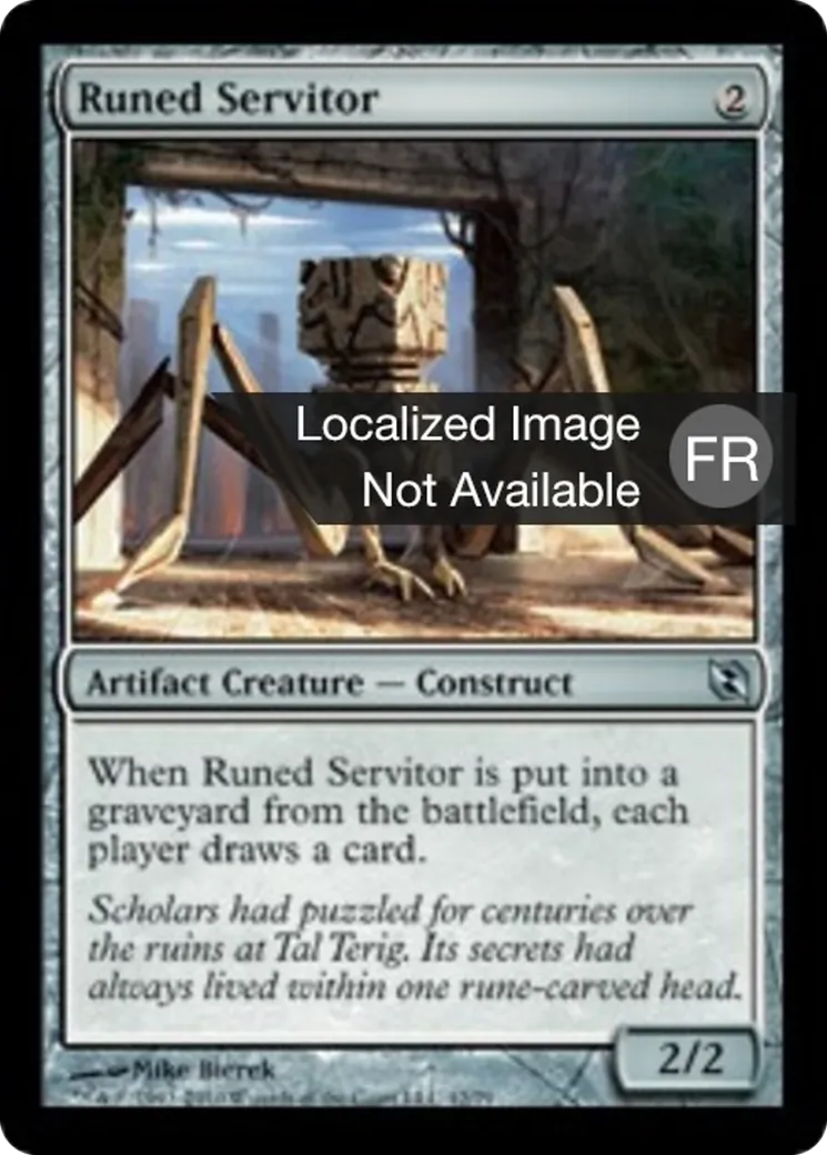 Valet serti de runes — Duel Decks: Elspeth vs. Tezzeret — Magic: The Gathering