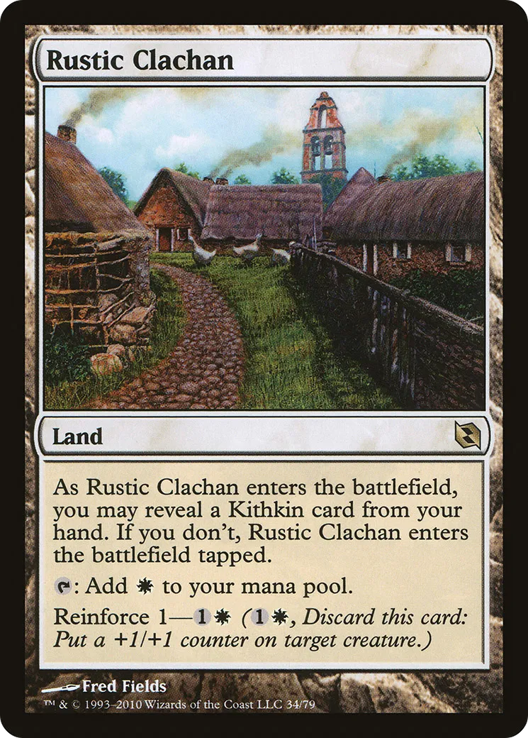 Rustic Clachan — Duel Decks: Elspeth vs. Tezzeret — Magic: The Gathering