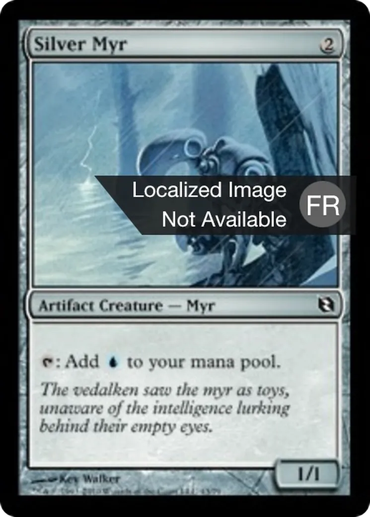 Myr argenté — Duel Decks: Elspeth vs. Tezzeret — Magic: The Gathering