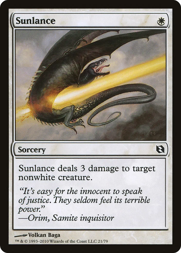 Sunlance from Duel Decks: Elspeth vs. Tezzeret - Magic: The Gathering