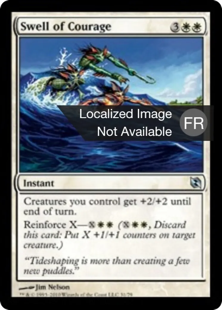 Houle de courage — Duel Decks: Elspeth vs. Tezzeret — Magic: The Gathering