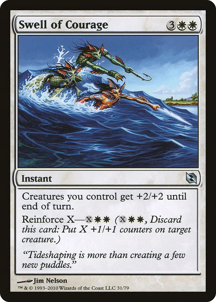 Swell of Courage — Duel Decks: Elspeth vs. Tezzeret — Magic: The Gathering