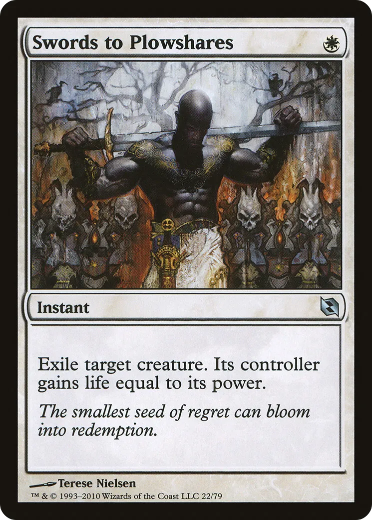Swords to Plowshares from Duel Decks: Elspeth vs. Tezzeret - Magic: The Gathering