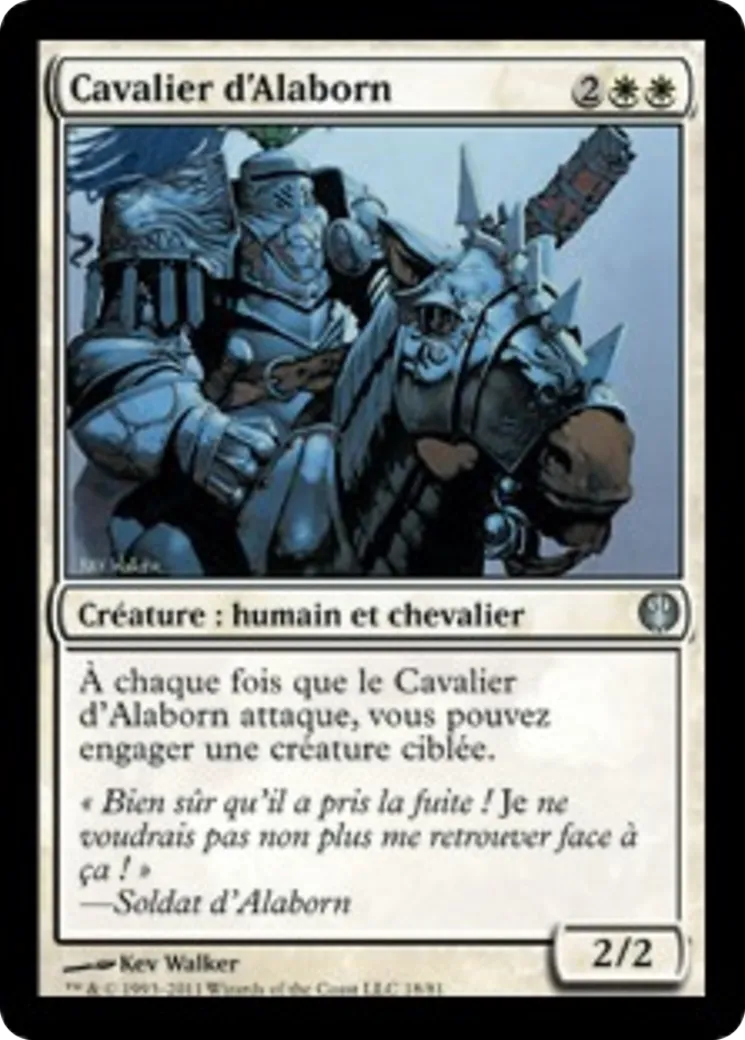 Cavalier d'Alaborn — Duel Decks: Knights vs. Dragons — Magic: The Gathering