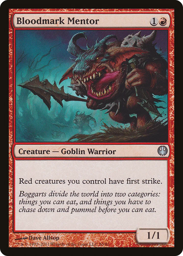 Bloodmark Mentor — Duel Decks: Knights vs. Dragons — Magic: The Gathering