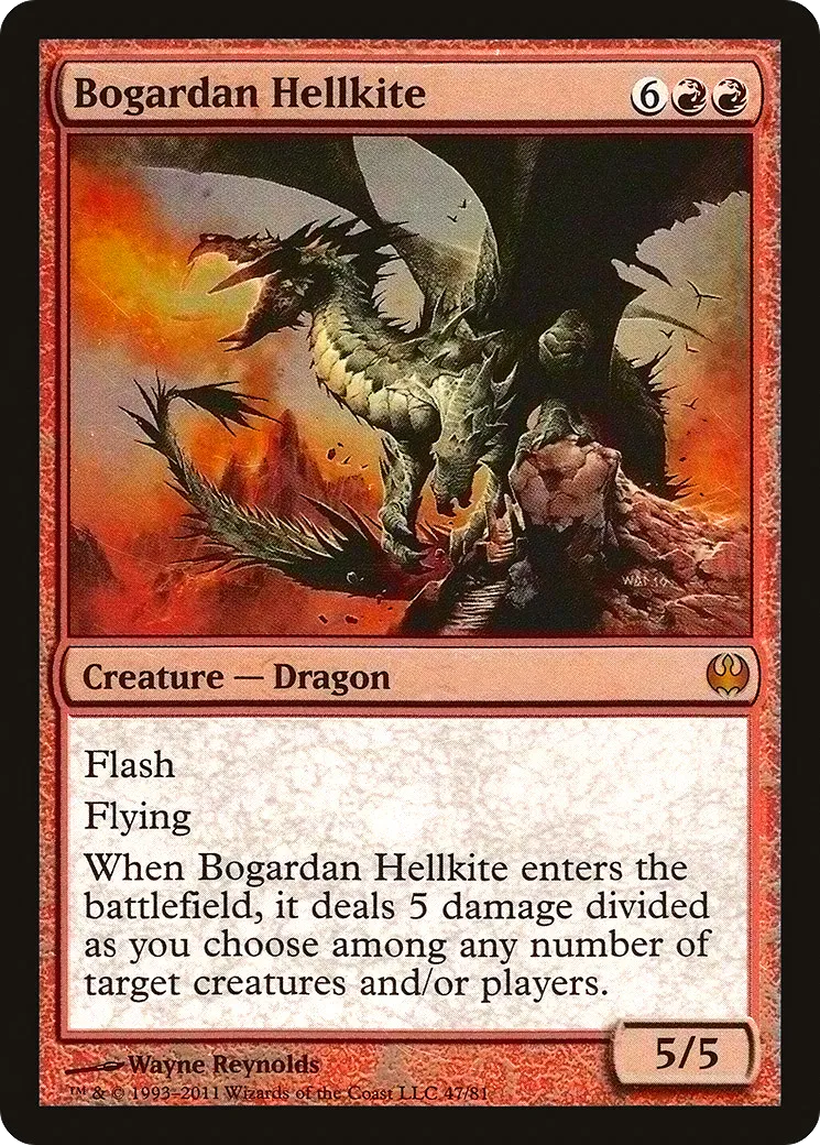 Bogardan Hellkite — Duel Decks: Knights vs. Dragons — Magic: The Gathering