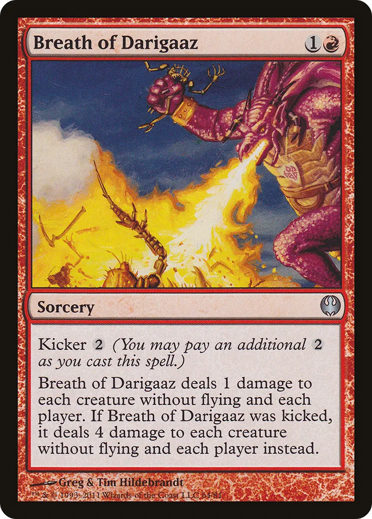 Breath of Darigaaz — Duel Decks: Knights vs. Dragons — Magic: The Gathering