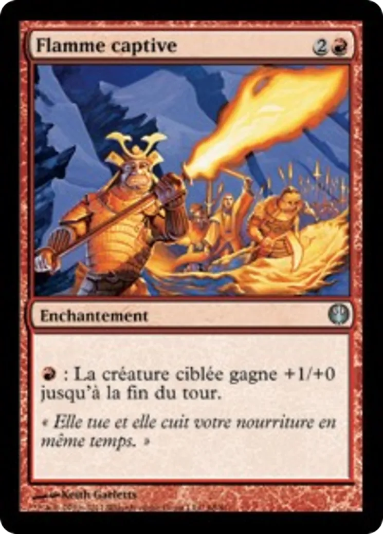 Flamme captive — Duel Decks: Knights vs. Dragons — Magic: The Gathering
