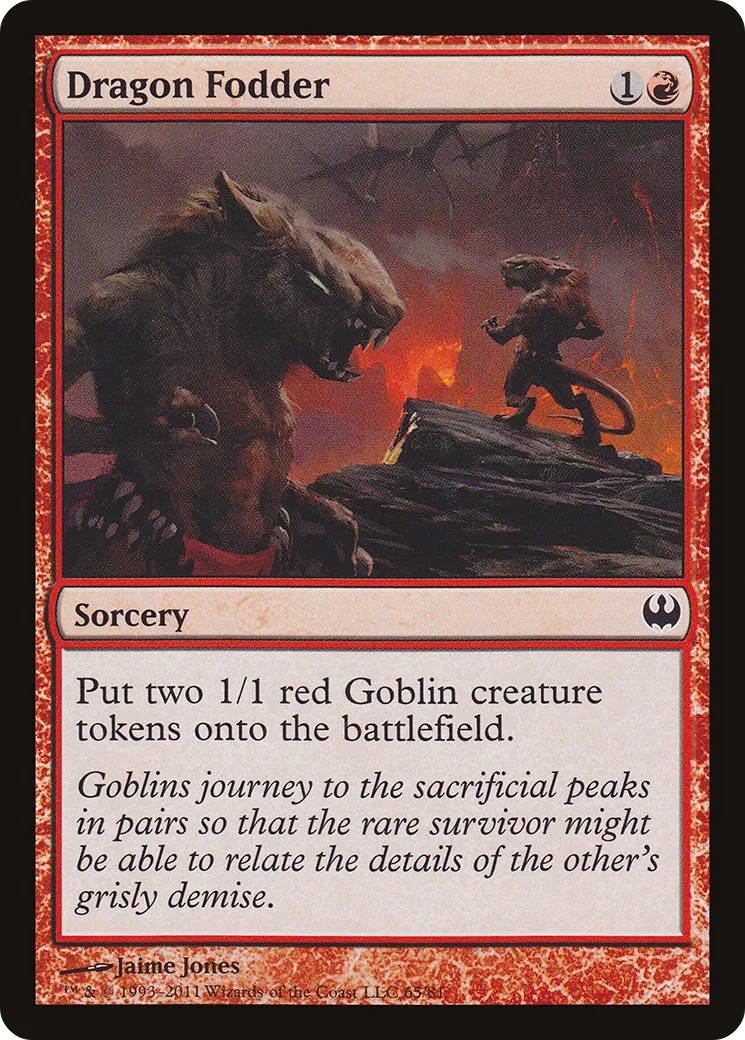 Dragon Fodder — Duel Decks: Knights vs. Dragons — Magic: The Gathering