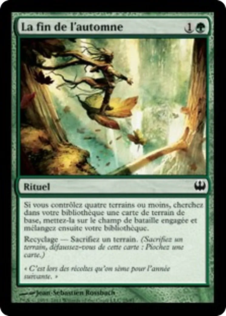 La fin de l'automne from Duel Decks: Knights vs. Dragons - Magic: The Gathering