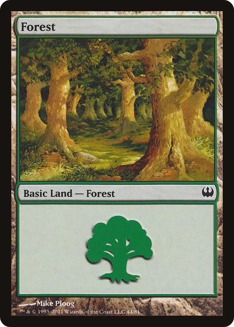 Forest — Duel Decks: Knights vs. Dragons — Magic: The Gathering